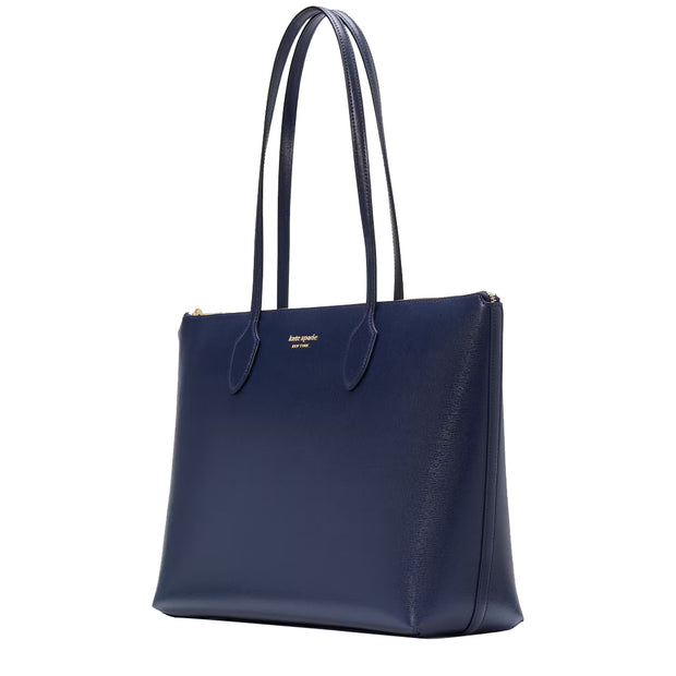 Buy Kate Spade Bleecker Large Zip-Top Tote Bag in Parisian Navy KC923 Online in Singapore | PinkOrchard.com