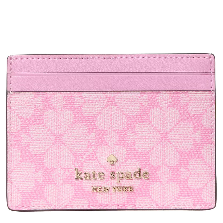 Buy Kate Spade Boxed Spade Flower Small Slim Card Holder in Parisian Rose Multi KK253 Online in Singapore | PinkOrchard.com