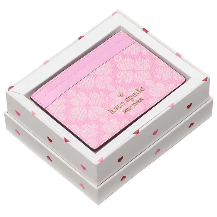 Buy Kate Spade Boxed Spade Flower Small Slim Card Holder in Parisian Rose Multi KK253 Online in Singapore | PinkOrchard.com