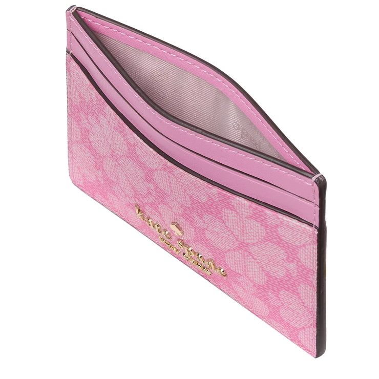 Buy Kate Spade Boxed Spade Flower Small Slim Card Holder in Parisian Rose Multi KK253 Online in Singapore | PinkOrchard.com