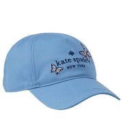 Kate Spade Butterfly Baseball Cap in Deep Cornflower ks1003970