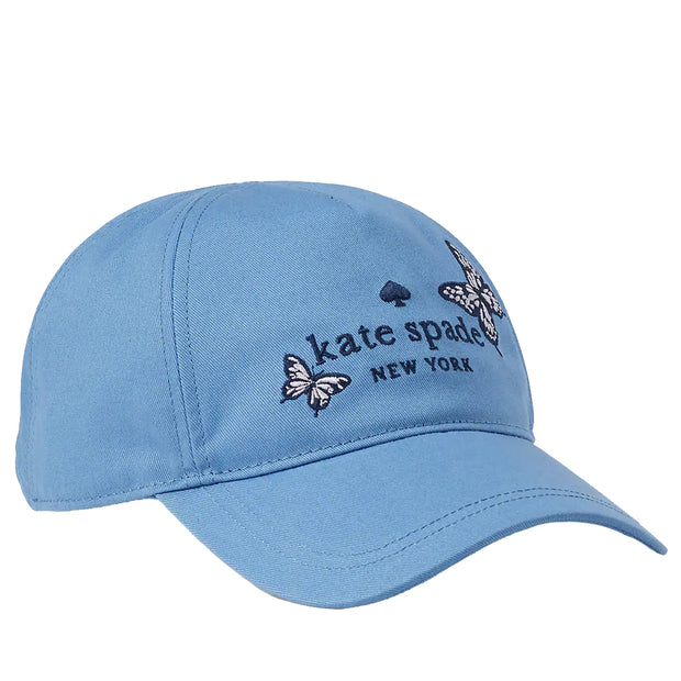 Kate Spade Butterfly Baseball Cap in Deep Cornflower ks1003970