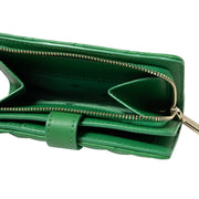 Kate Spade Carey Medium Compartment Bifold Wallet in Green Bean ka591