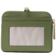 Back View of Kate Spade Carter Nylon Card Case Lanyard - Cedar Stand 