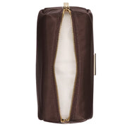 Interior View of Kate Spade Carter Nylon Cosmetic Pouch - Hot Fudge KL875