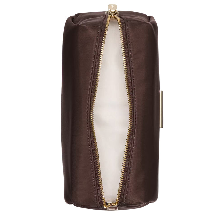 Interior View of Kate Spade Carter Nylon Cosmetic Pouch - Hot Fudge KL875