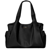 Front View of Kate Spade Carter Nylon Large Baby Bag - Black KL960