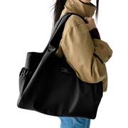 Model Wearing Kate Spade Carter Nylon Large Baby Bag - Black KL960