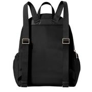 Back View of Kate Spade Carter Nylon Large Backpack Bag - Black KL962