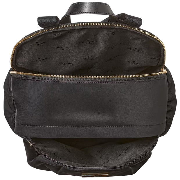 Top View of Kate Spade Carter Nylon Large Backpack Bag - Black KL962