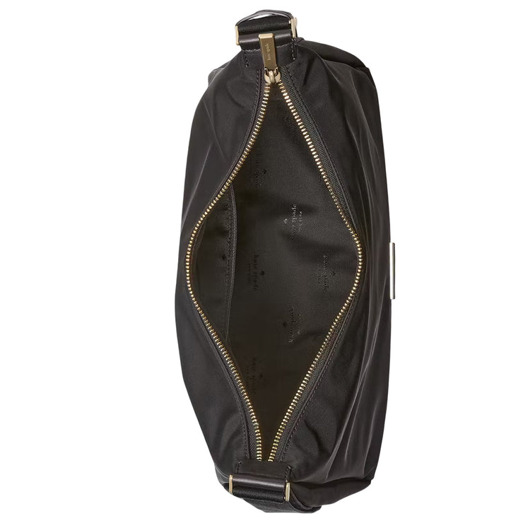 Interior View of Kate Spade Carter Nylon Large Convertible Crossbody Bag - Black KL963