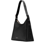 Side View of Kate Spade Carter Nylon Large Convertible Crossbody Bag - Black KL963
