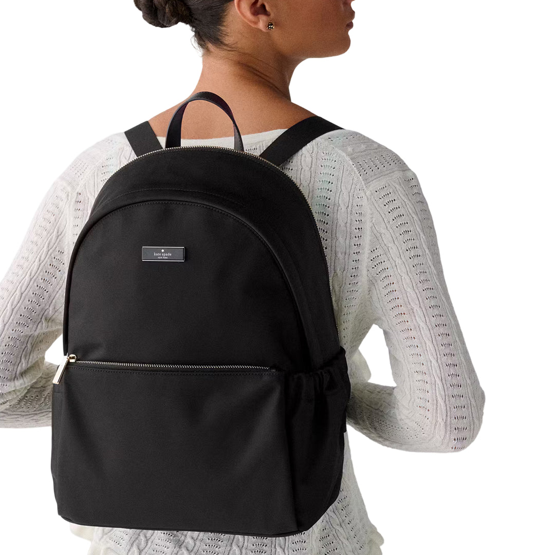 Kate Spade Carter Nylon Large Dome Backpack KP111 | Designer Bags