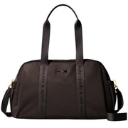 Front View of Kate Spade Carter Nylon Large Weekender Bag - Hot Fudge KL968