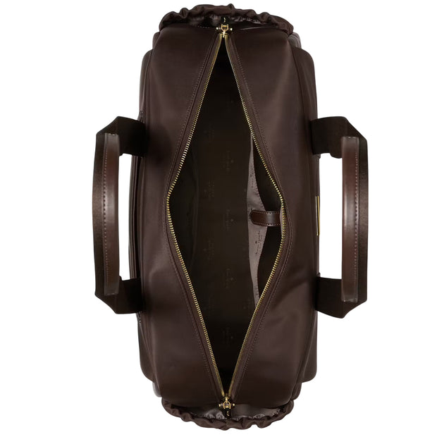 Interior View of Kate Spade Carter Nylon Large Weekender Bag - Hot Fudge KL968