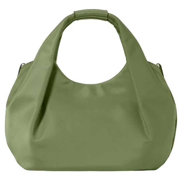 Back View of Kate Spade  Carter Nylon Small Pleated Crossbody Bag - Cedar Stand KL965