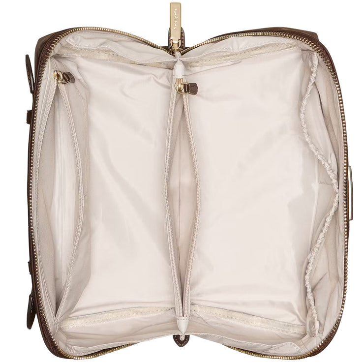 Interior View of Kate Spade Carter Nylon Travel Cosmetic Pouch - Hot Fudge KL877