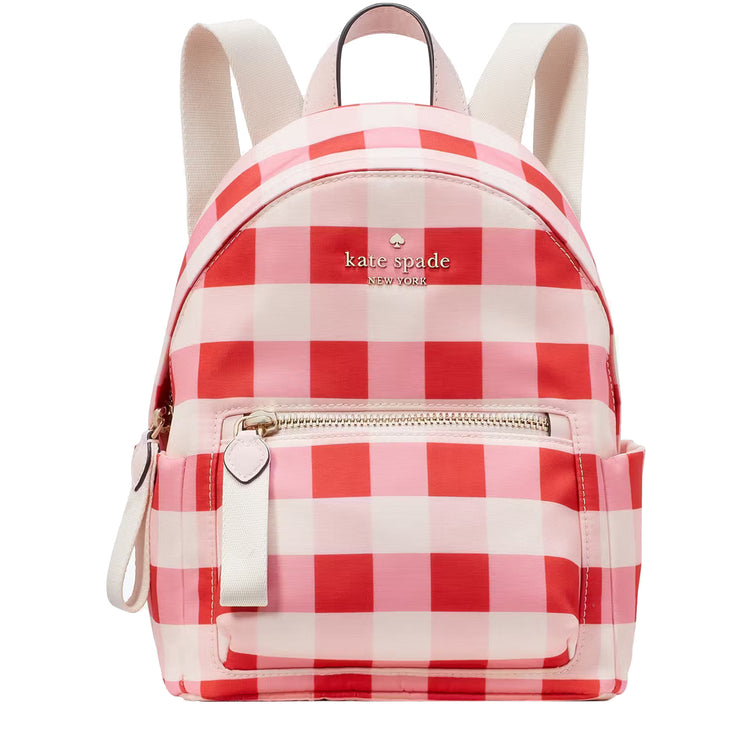 Buy Kate Spade Chelsea Gingham Mini Backpack Bag in Pink Multi KG565 Online in Singapore