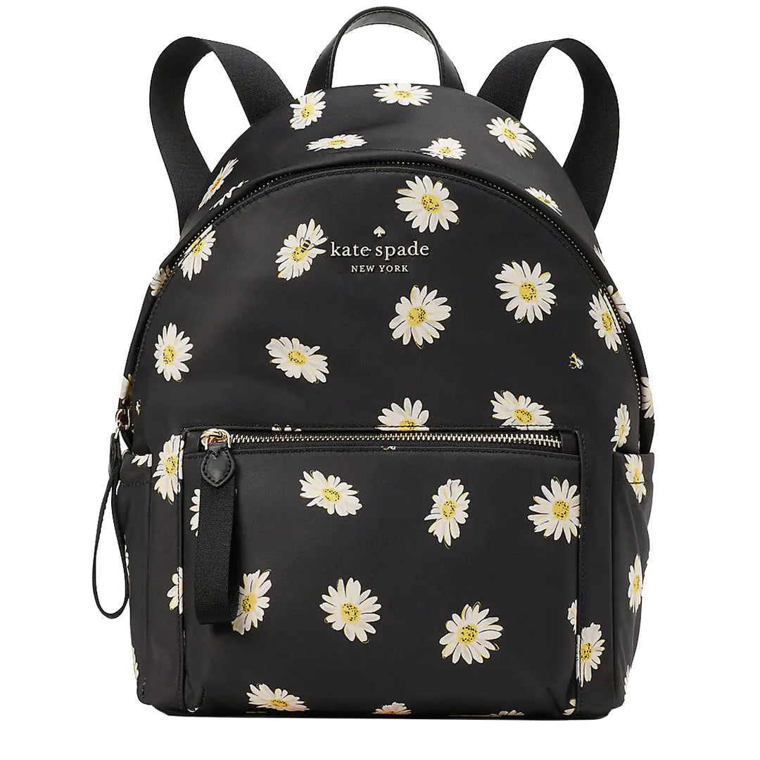 Kate Spade Chelsea Nylon Medium Backpack Bag in Black Multi 