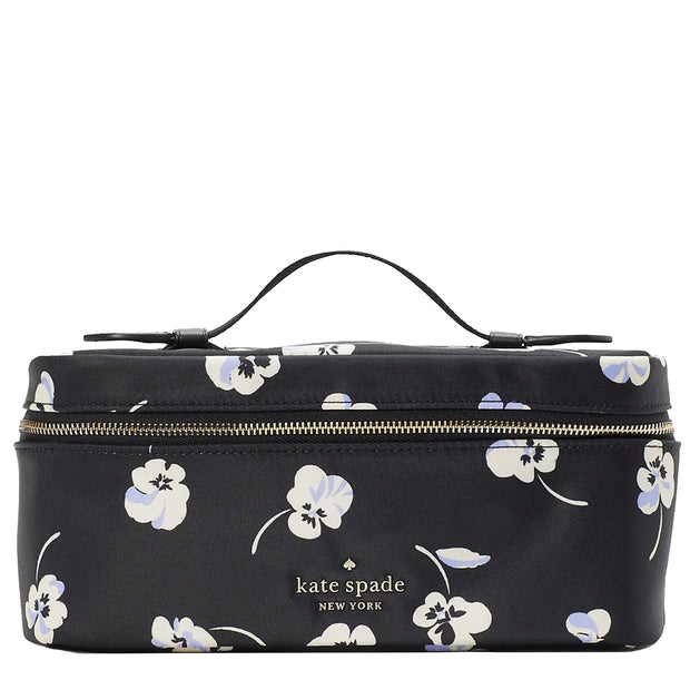 Kate Spade Chelsea Nylon Travel Cosmetic Bag in Black Multi ka564