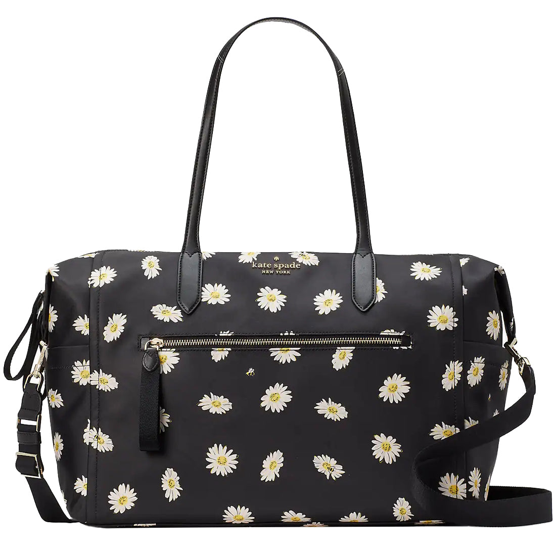 Kate Spade Chelsea Nylon Weekender Bag in Black Multi kb489