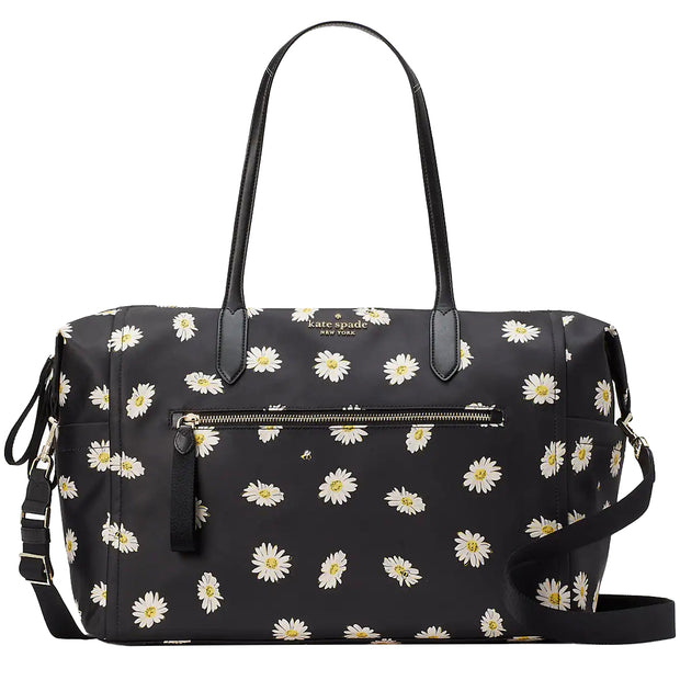 Kate Spade Chelsea Nylon Weekender Bag in Black Multi kb489