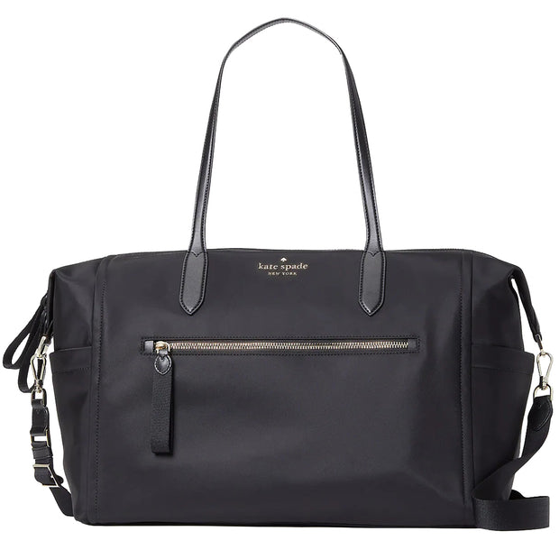 Kate Spade Chelsea Nylon Weekender Bag in Black wkr00573