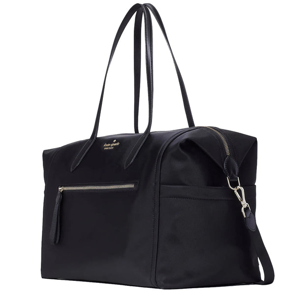 Kate Spade Chelsea Nylon Weekender Bag in Black wkr00573