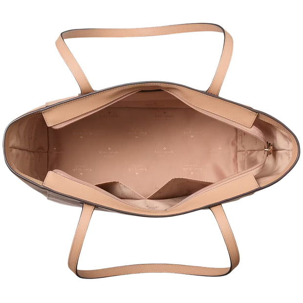 Interior View of Kate Spade Dana Tote Bag - Light Fawn KG581