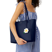 Model Carrying Kate Spade Dana Tote Bag - Parisian Navy KG581