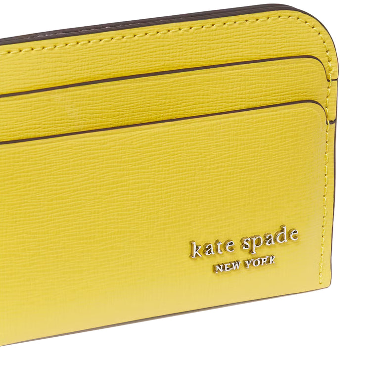 Closeup of Kate Spade Devin Card Holder in Tigers Eye KI662