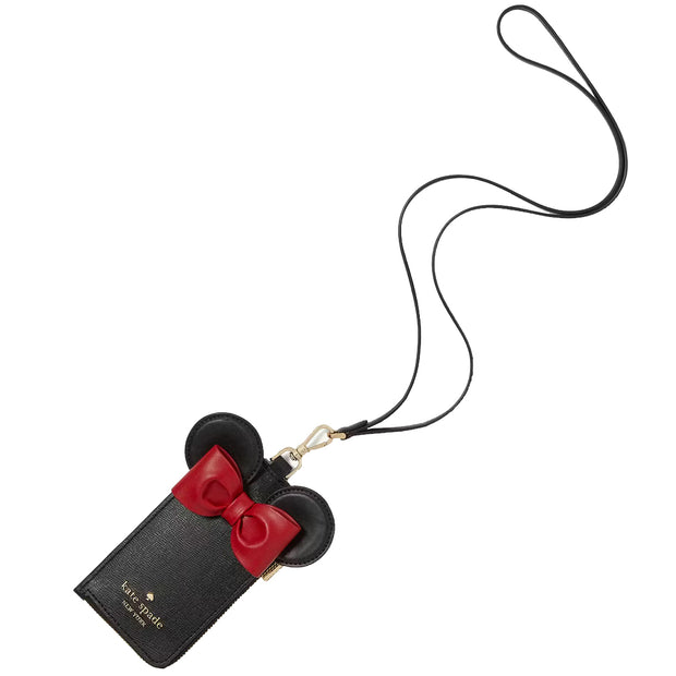 Buy Kate Spade Disney X Kate Spade New York 3D Card Case Lanyard in Black Multi KG654 Online in Singapore | PinkOrchard.com
