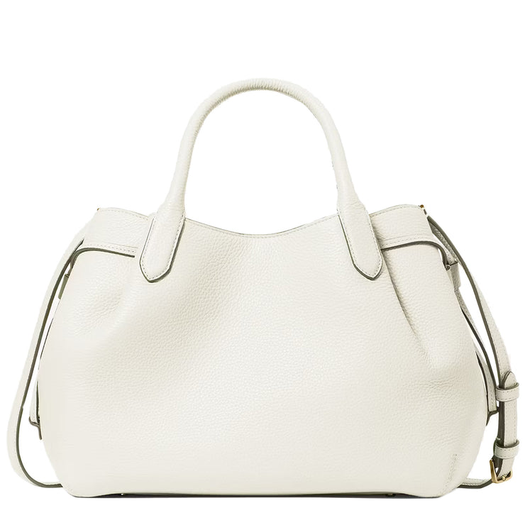 Back View of Kate Spade Dumpling Large Satchel Bag - Parchment K8134