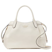 Front View of Kate Spade Dumpling Large Satchel Bag - Parchment K8134