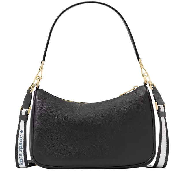 Back View of Kate Spade Emma Shoulder Bag - Black KK068