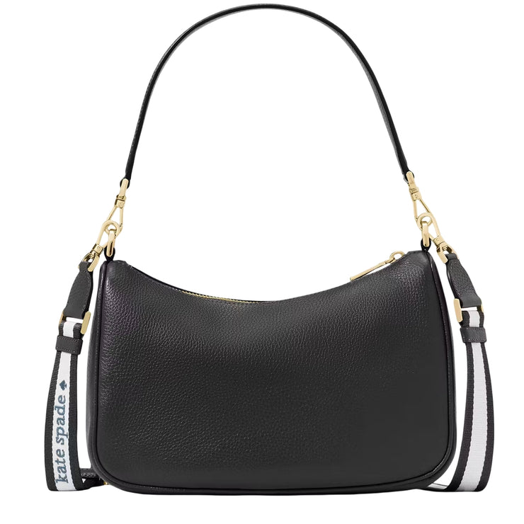 Back View of Kate Spade Emma Shoulder Bag - Black KK068