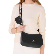 Model Wearing Kate Spade Emma Shoulder Bag - Black KK068
