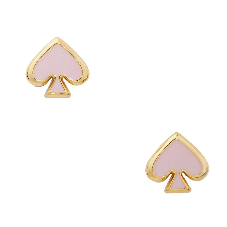Kate Spade Everyday Spade Enamel Studs Earrings in Chalk Pink o0ru3069