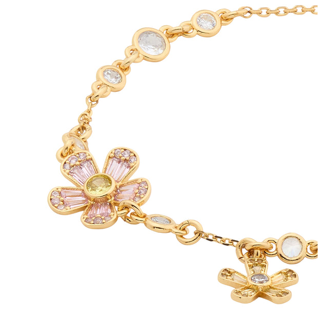 Closeup of Kate Spade Fleurette Bracelet - Multi KL091
