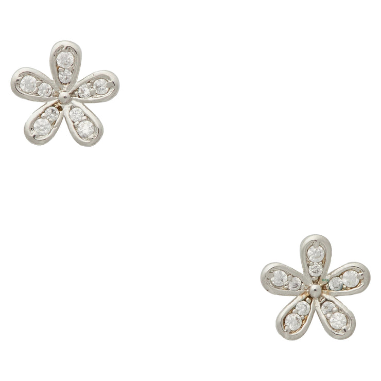 Buy Kate Spade Gleaming Gardenia Flower Studs Earrings in Clear/ Rose Gold K6908 Online in Singapore | PinkOrchard.com