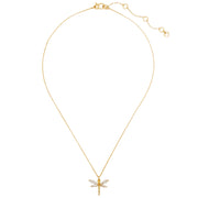 Buy Kate Spade Greenhouse Dragonfly Mini Pendant Necklace in Clear/ Gold kg190 Online in Singapore | PinkOrchard.com