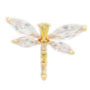 Buy Kate Spade Greenhouse Dragonfly Studs Earrings in Clear/ Gold kg196 Online in Singapore | PinkOrchard.com