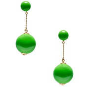 Buy Kate Spade Have A Ball Linear Earrings in KS Green K9591 Online in Singapore | PinkOrchard.com