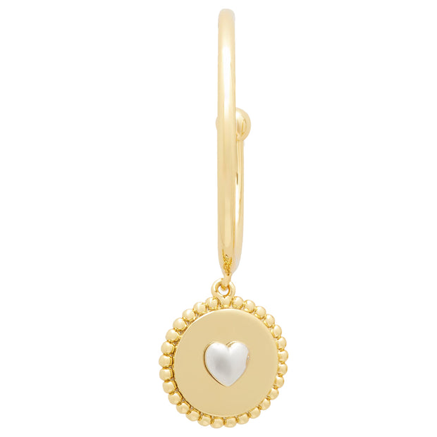 Buy Kate Spade Heartful Hoops Earrings in Gold/ Silver kg151 Online in Singapore | PinkOrchard.com