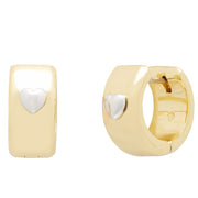 Buy Kate Spade Heartful Huggies Earrings in Gold/ Silver kg150 Online in Singapore | PinkOrchard.com