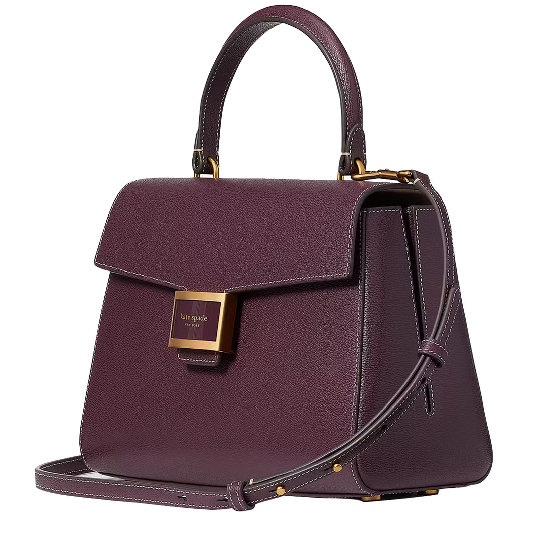 Buy Kate Spade Katy Medium Top-Handle Bag in Deep Cherry K8863