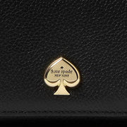 Closeup of Kate Spade Emma Shoulder Bag - Black KK068