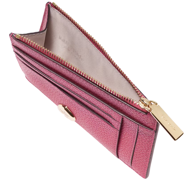 Interior View of Kate Spade Kayla Large Slim Cardholder - Rose Oil KL837