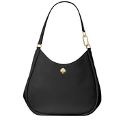 Front View of Kate Spade Kayla Large Triple Compartment Shoulder Bag - Black KL804