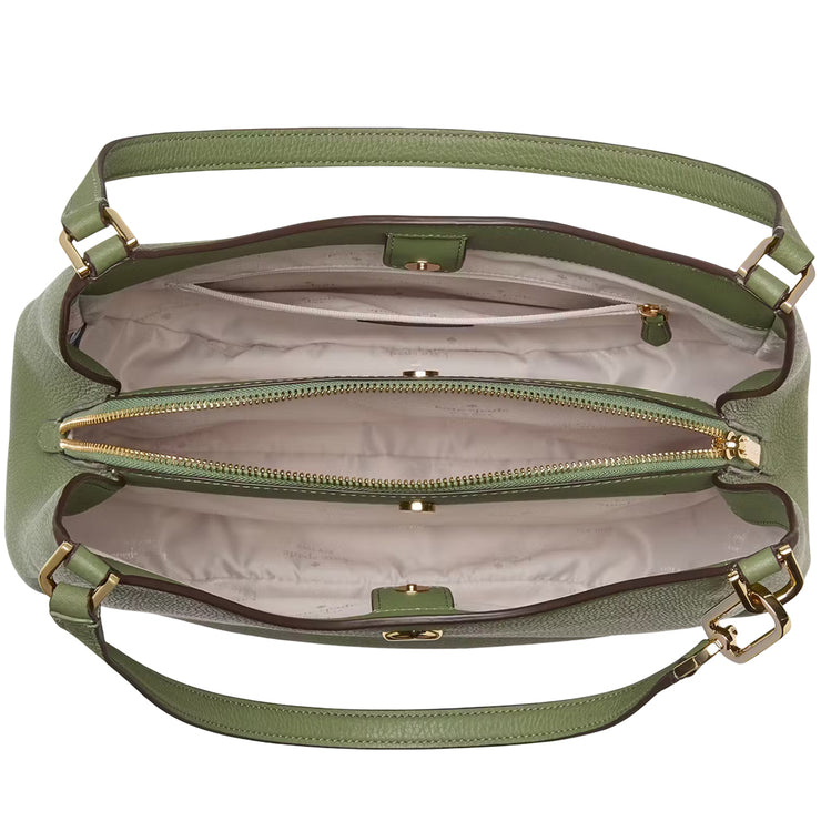 Interior View of Kate Spade Kayla Large Triple Compartment Shoulder Bag - Cedar Stand KL804